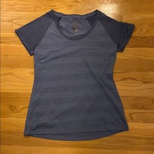 The North Face blue tshirt